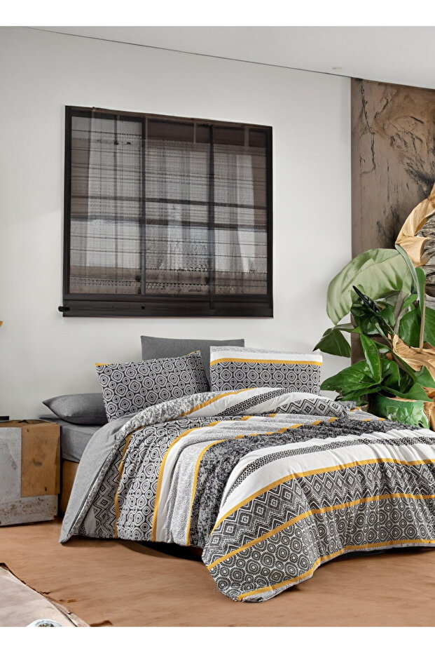 Patterned Double Duvet Cover Set | Cotton | Çarşafli |