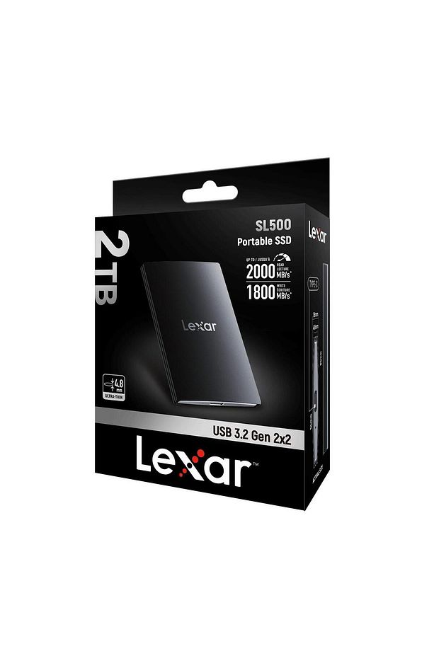 2TB LSL500X002T-RNBNG EXT.SSD 2TB USB3.2 GEN2X2 UP TO 2000MB/S READ AND 1800MB/S WRITE - 3