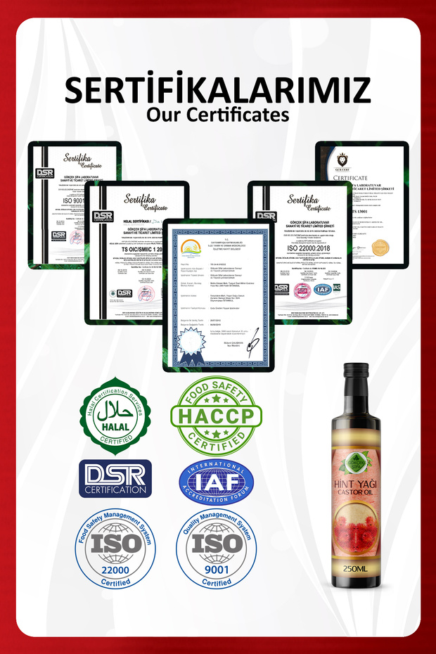 Hint Yağı (Castor Oil) 250 ml. - 4