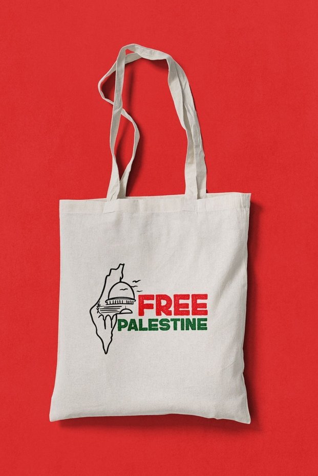 Free Palestine Cloth Bag
