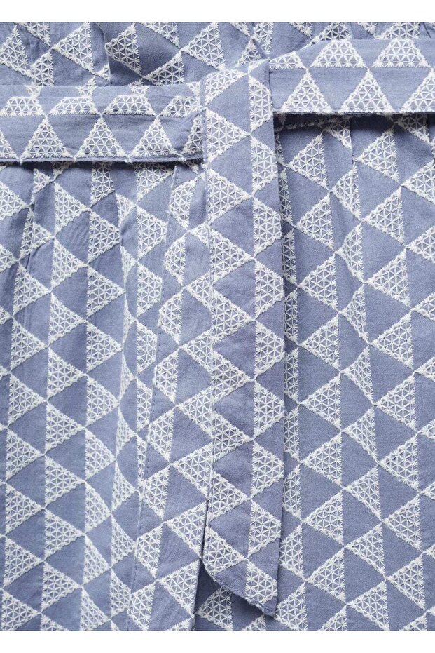 Volanlı Işlemeli Tulum - 5