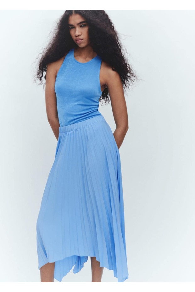 Pilili asimetrik etek - 5