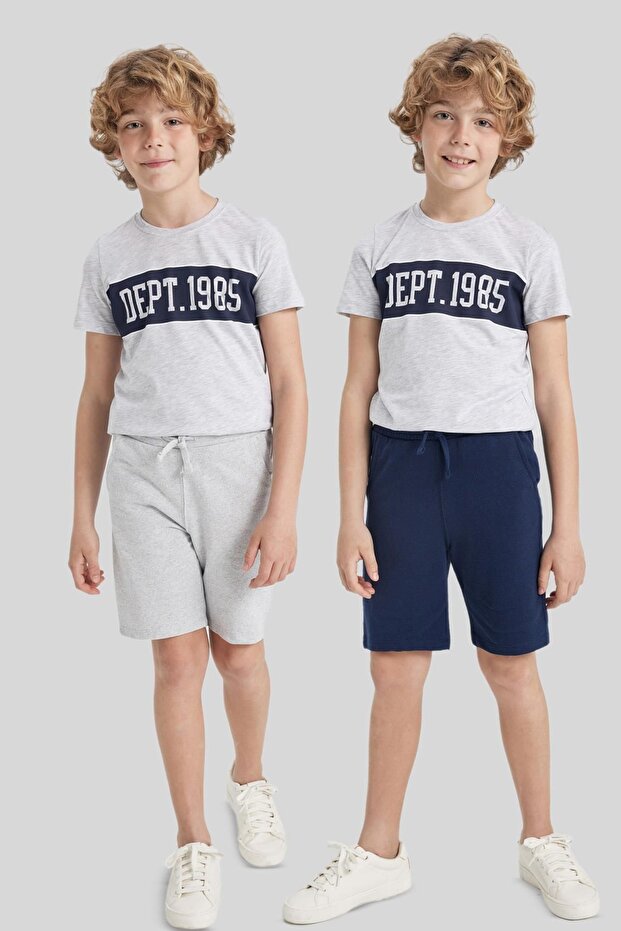 Set of 2 Regular Fit Shorts for Boys - Z7192a623hs