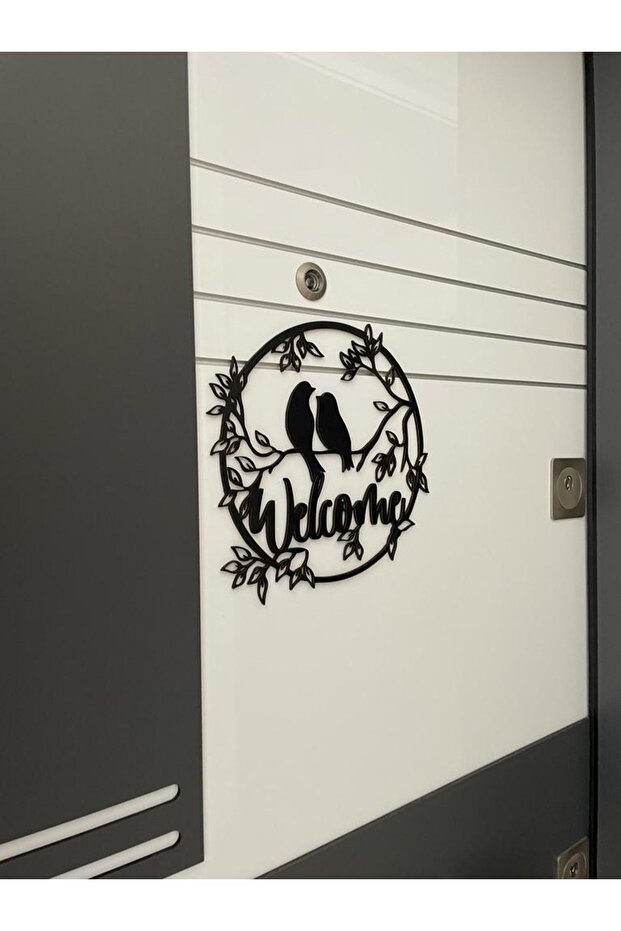 Welcome Kuşlu Kapı Süsü - 7