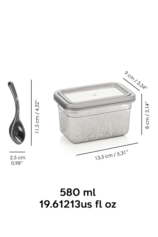 12-Piece Spice Jar Set - Spice Storage Container with Label, Leak-Proof Lid - 12 x 580 ml - 7