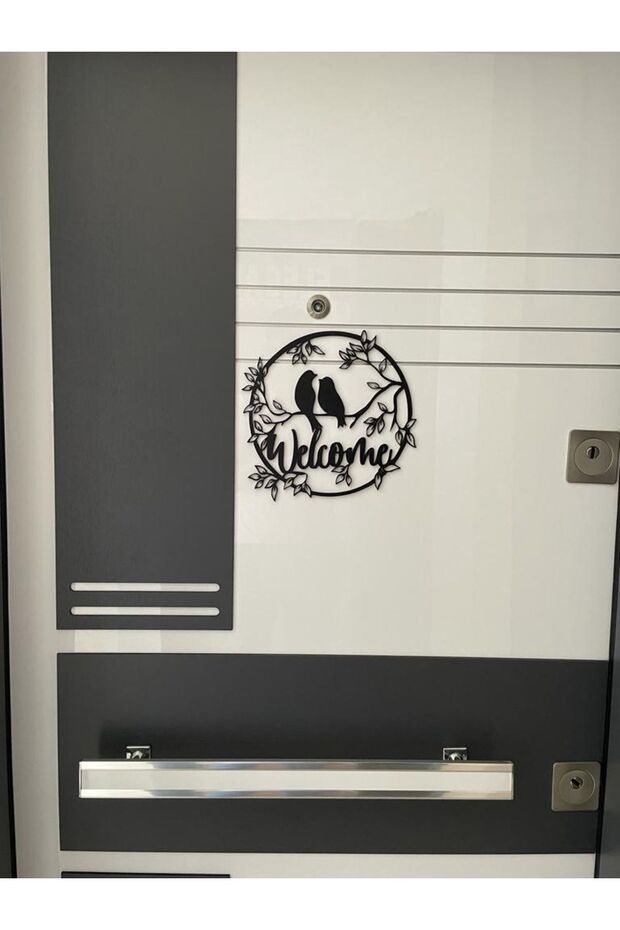 Welcome Kuşlu Kapı Süsü - 8