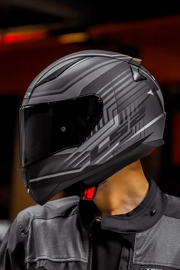 Rapıd Kruıse Mat Siyah-gri Kask - 2