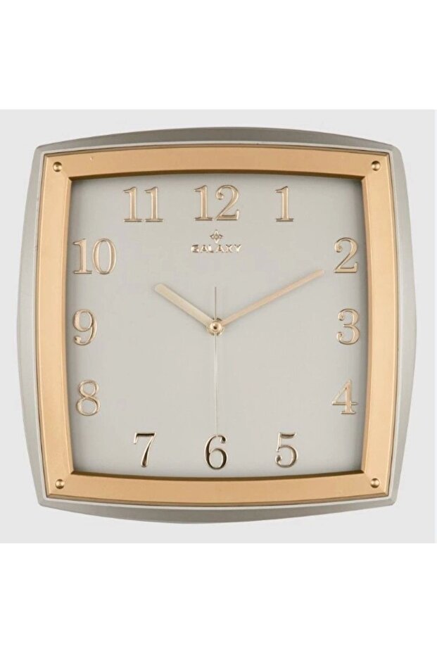 Ayp 111-Sa Wall Clock Galaxy Embossed Numeral Gold