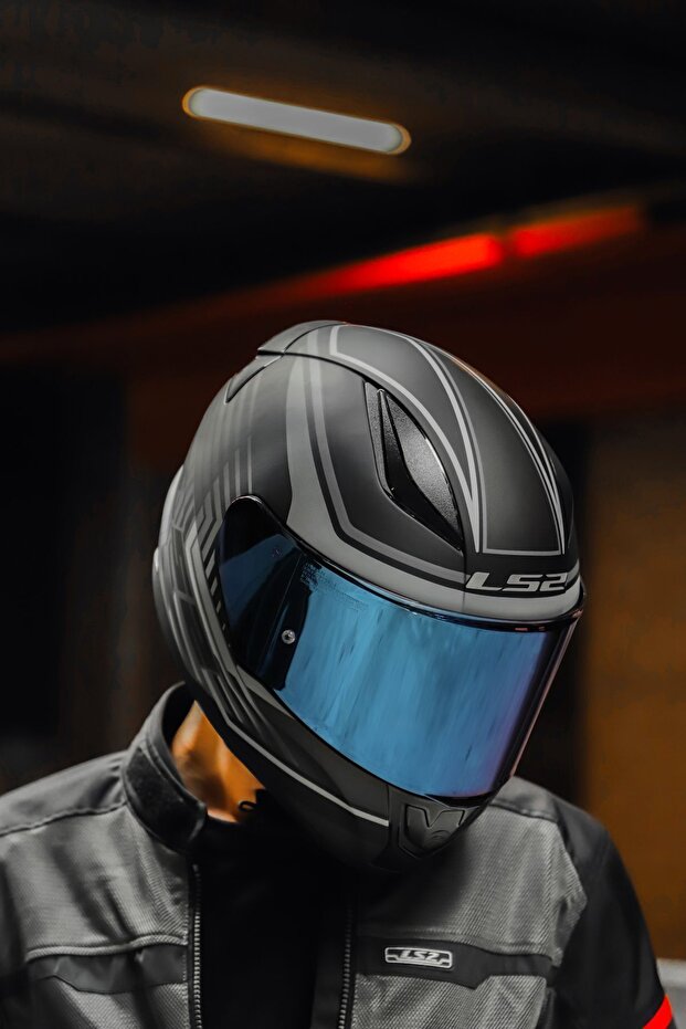 RAPID KRUISE MAT SİYAH-GRİ KASK - 4