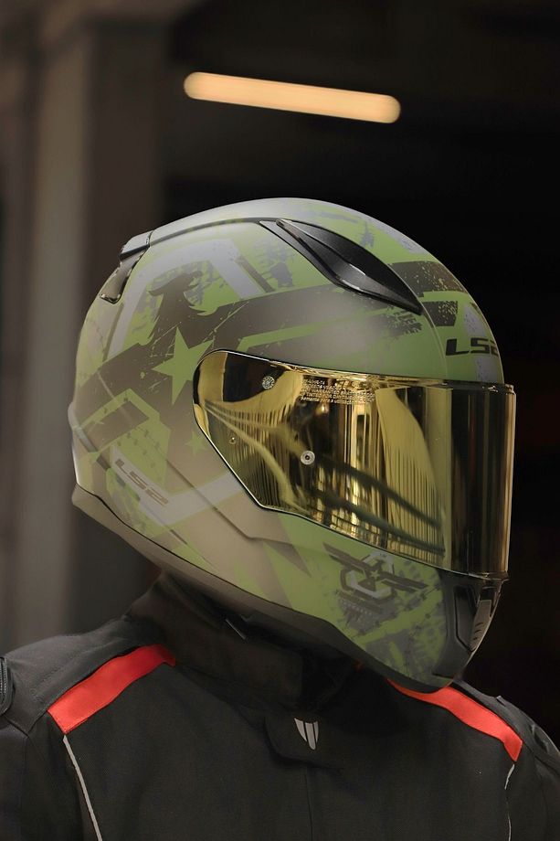 RAPID 2 THUNDER BIRDS MAT YEŞİL-SİYAH-GRİ KASK - 1