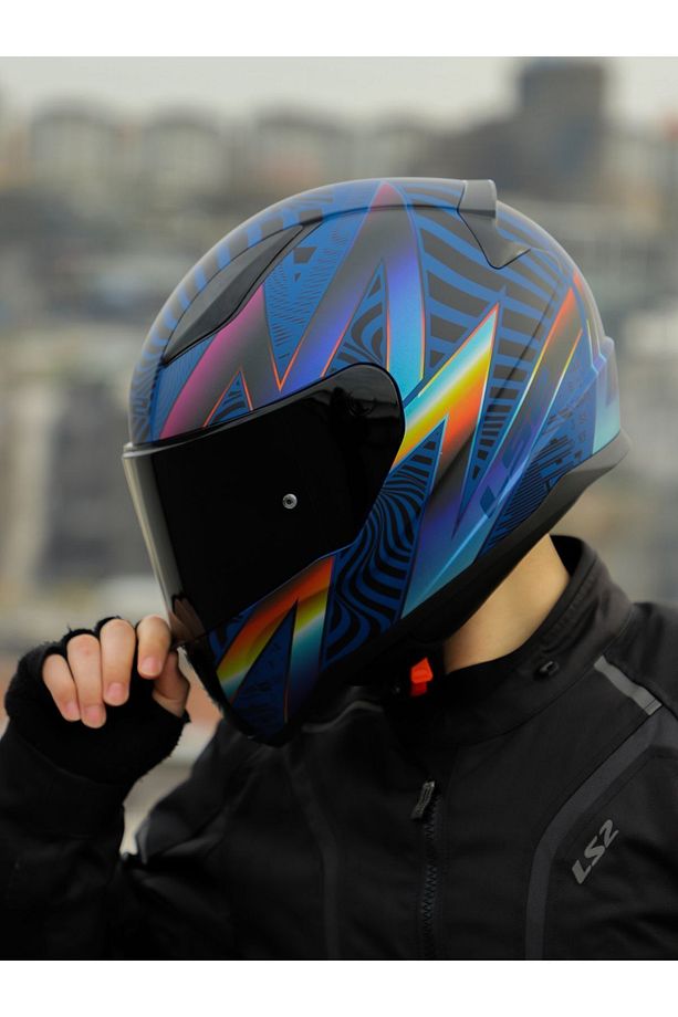 RAPID 2 OPTIK MAT MAVİ-MOR KASK - 2