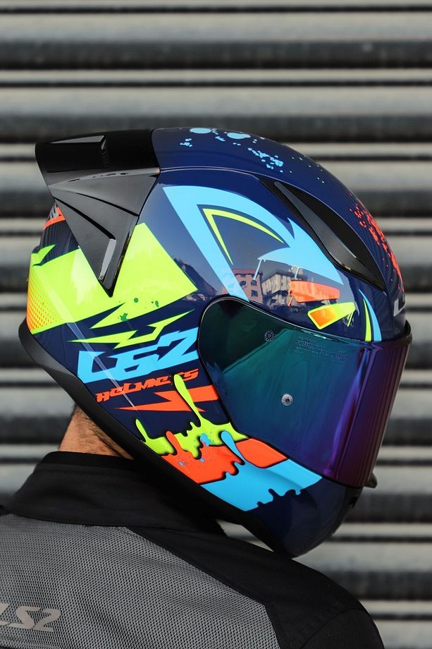 RAPİD RACE TAGLINE MAVİ-NEON SARI - 1