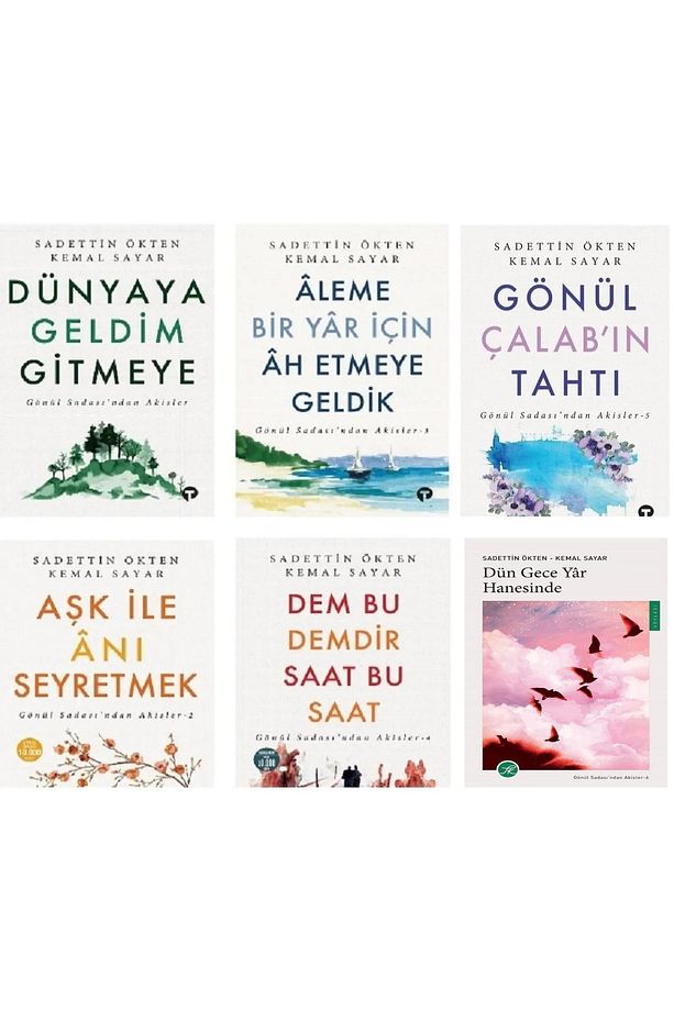 Gönül Sadası'ndan Akisler / Dün Gece Yar Hanesinde - Dünyaya Geldim Gitmeye /6 kitap set kemal sayar - 1