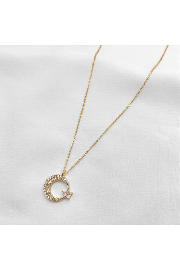 قلادة على شكل نجمة القمر - 1