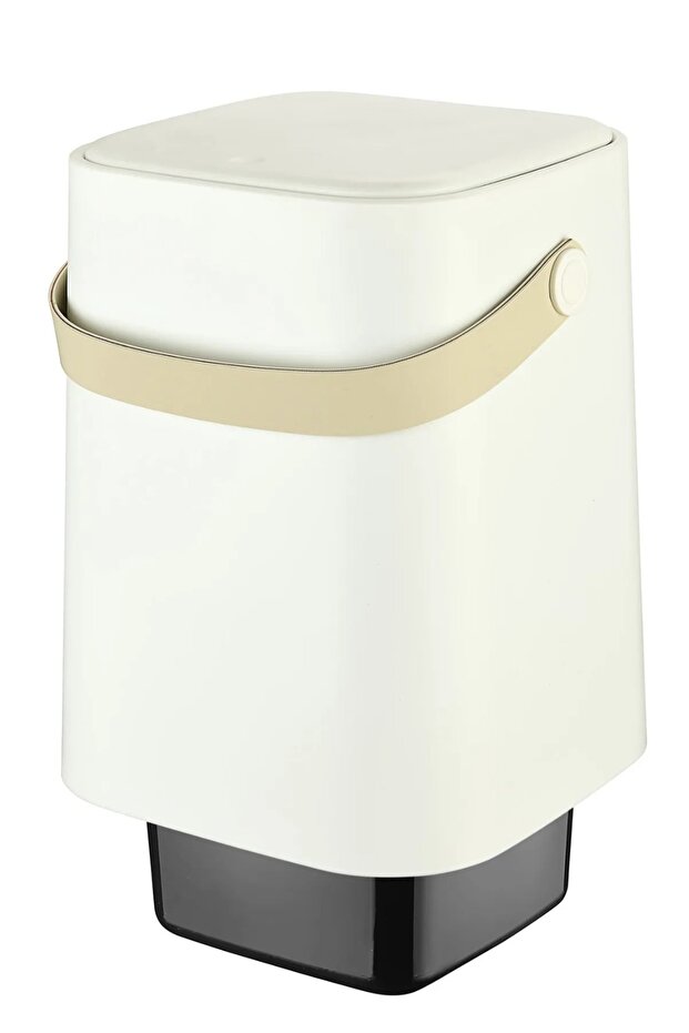 8 Lt White Magic Trash Can