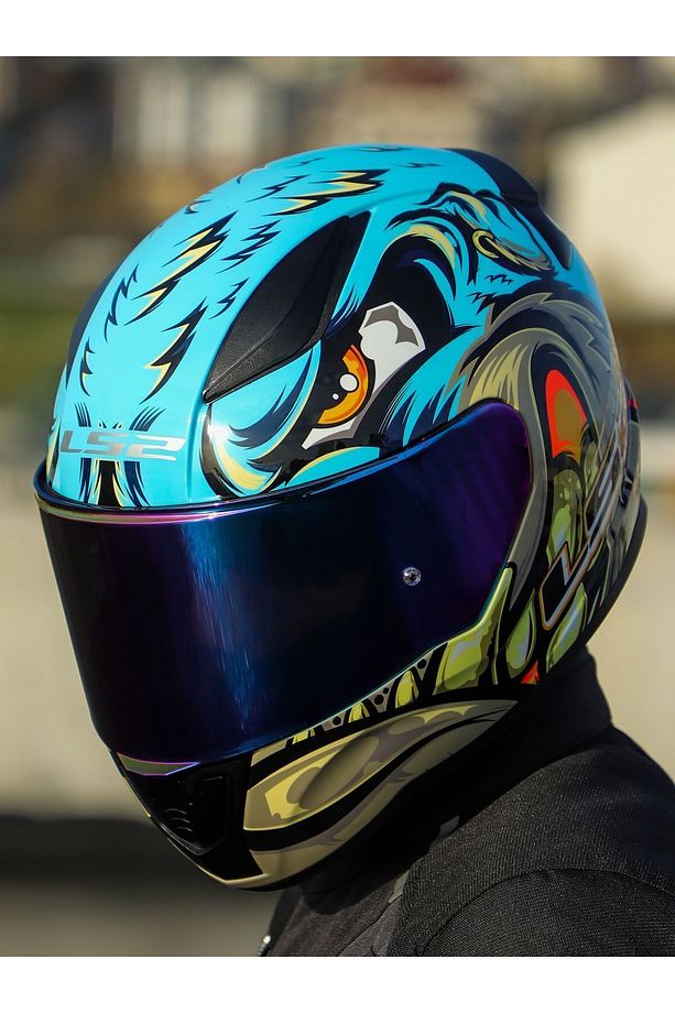 RAPID 2 NEO MAVİ-MOR KASK - 3