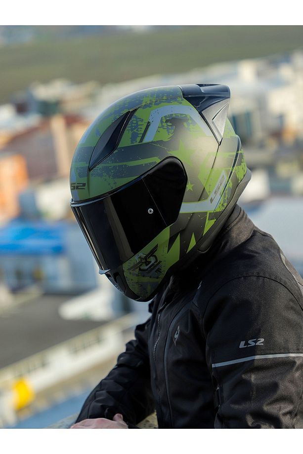 RAPID 2 RACE THUNDER BIRDS MAT YEŞİL-SİYAH-GRİ KASK - 2