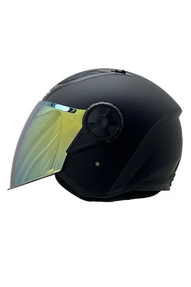 AIRFLOW 2 MAT SİYAH KASK SARI CAM - 1