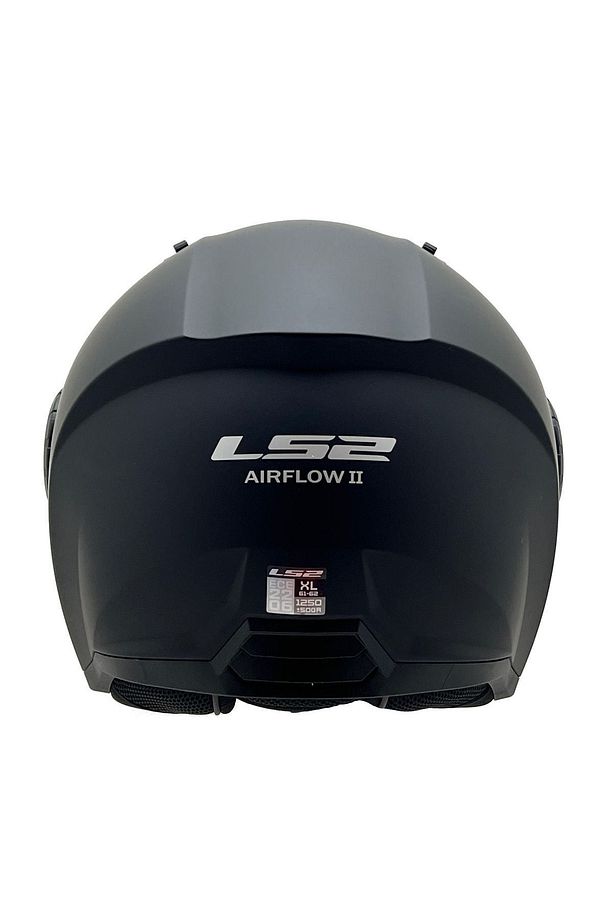 AIRFLOW 2 MAT SİYAH KASK MAVİ CAM - 2