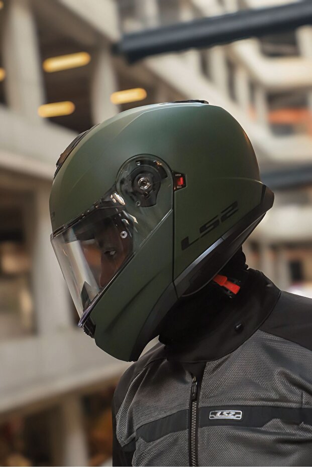 STROBE 2 MAT YEŞİL KASK - 6