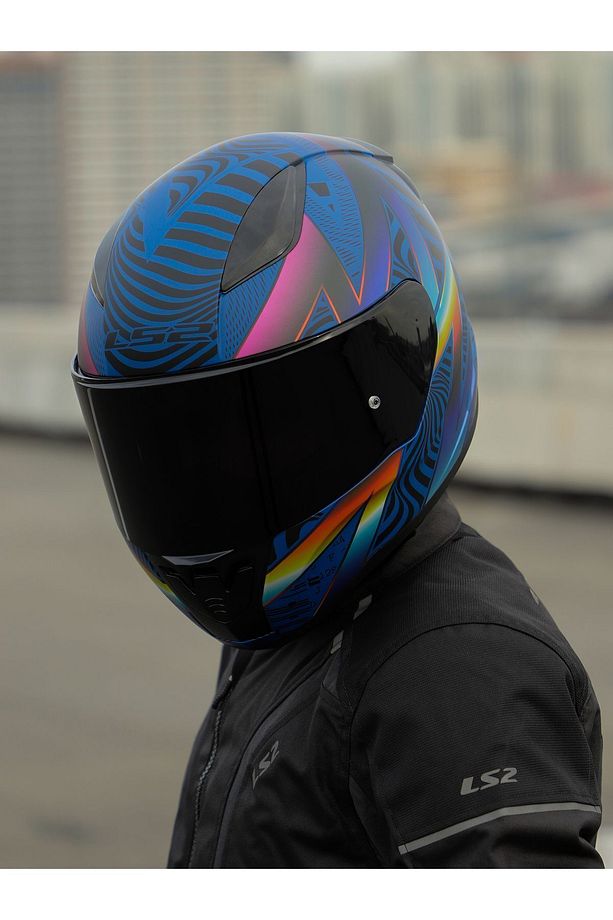 RAPID 2 OPTIK MAT MAVİ-MOR KASK - 7