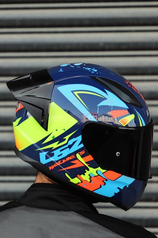 RAPİD RACE TAGLINE MAVİ-NEON SARI - 6