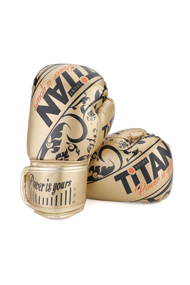 Gold Series Embroidered Boxing Gloves