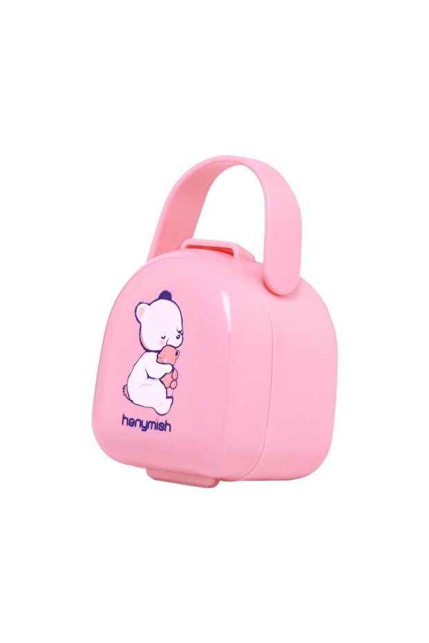 Pacifier Storage Container with Handle and Lock System - 3