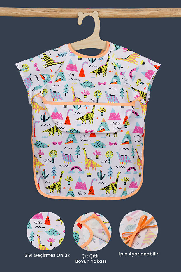 Patterned Unisex Baby Food Bib Girl Boy Baby Bib & Activity Bib Collar Liquid Proof 0-2
