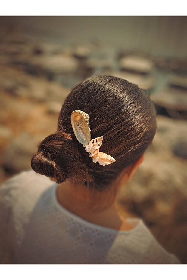 Seashell Medium Comb Buckle - 5