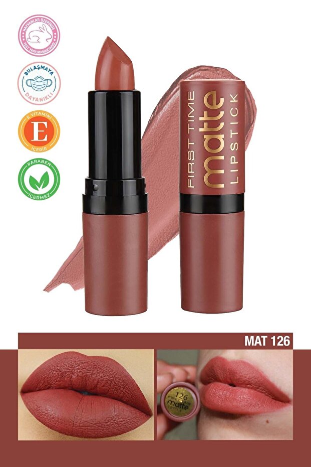 Fırst Tıme Matte Ruj Kahve 126 - 1