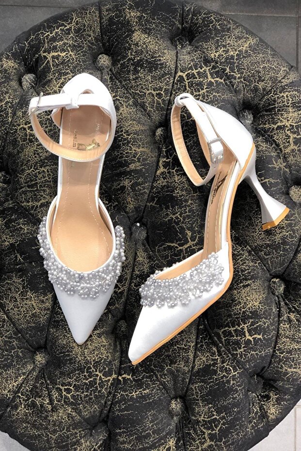 رمادي (فضي) لؤلؤ ساتان - 3