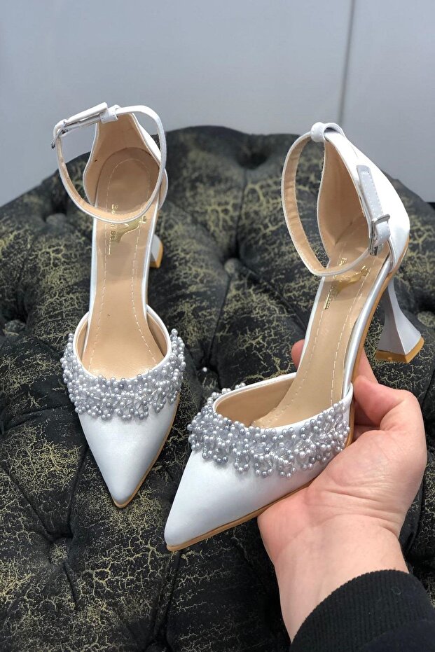 رمادي (فضي) لؤلؤ ساتان - 2