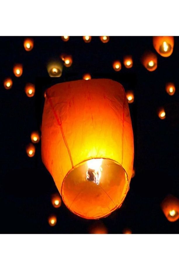 3 Adet Dilek Feneri Gece Göyküzü Dilek Balonu - 2