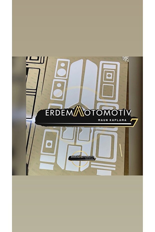 Renault Broadway Full Set White Color Torpedo Mahogany Coating (white)