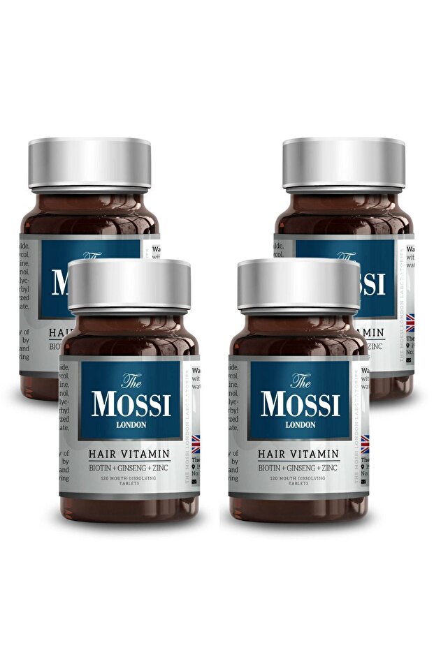 London Hair Vitamin 120 Tablets Mouth Dissolving Hair Vitamin Four Pack