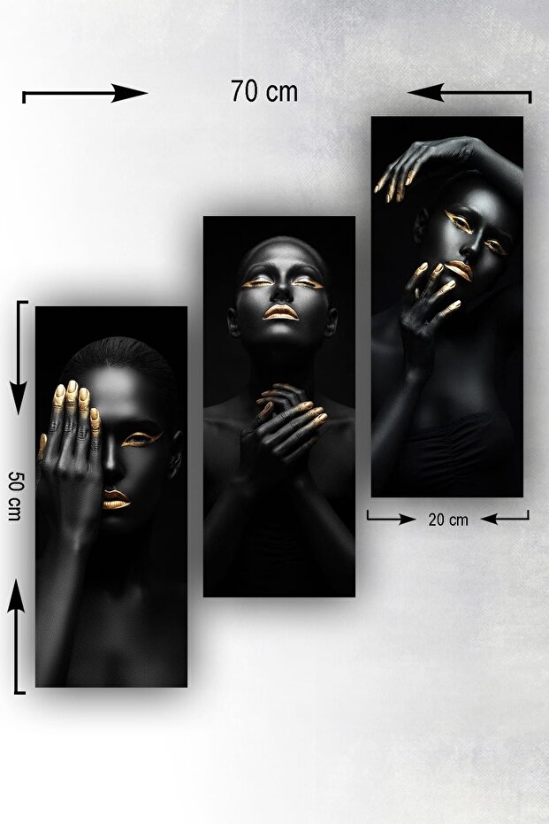 3 Parçalı Mdf Tablo - 2