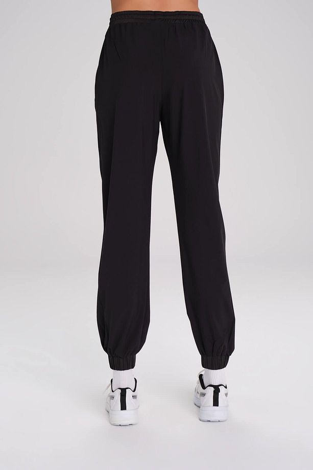 Active Lastikli Paça Siyah Jogger Spor Pantolonu Eşofman Altı ACT-1 - 5