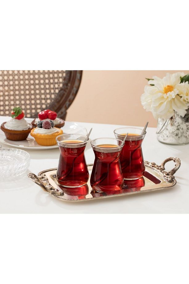 Francessa 6'lı Çay Bardağı - 132 ml - 1