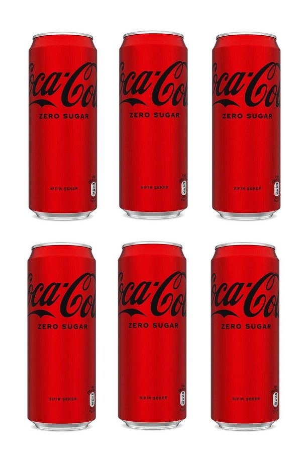 Coca Cola Kola Zero Sugar 330 Ml X 6 Adet - 1