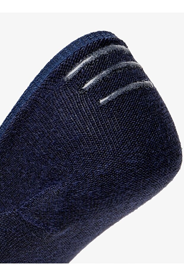 Solid No Show Socks - Set of 3 - 5