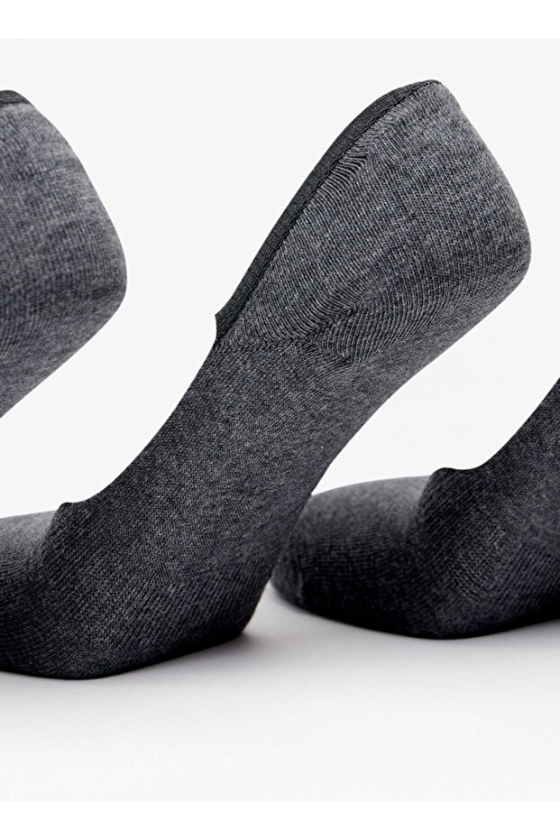 Solid No Show Socks - Set of 3 - 2