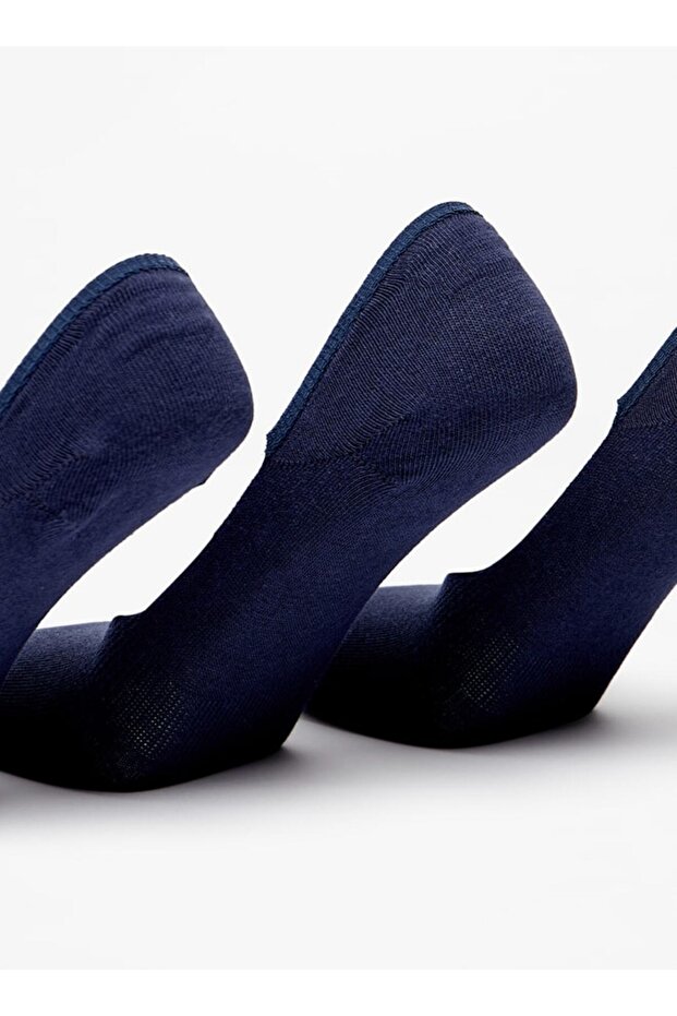 Solid No Show Socks - Set of 3 - 2