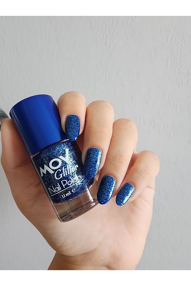 Glitter Simli Oje Lacivert No:6 - 1