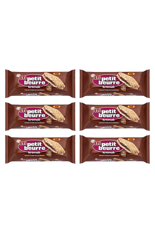 Kakaolu Fındık Kremalı Petibör Bisküvi 270 gr x 6 Adet - 2