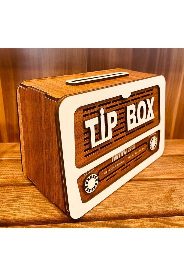 Tip Box Bahşiş Kutusu Nostaljik Radyo Görünümlü - 1
