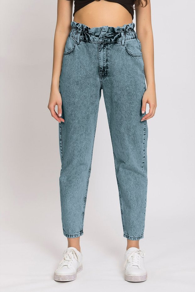 Girl's Denim Trousers Mom Jens Cotton Skinny Leg Denim Trousers 11 Years-12 Years-13 Years-14 Years-15 Years
