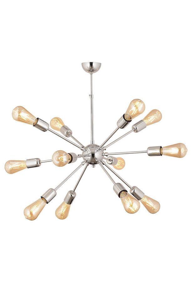 Satürn 12Li Krom Modern Genç Odası Yatak Odası Mutfak Salon Avize - 2
