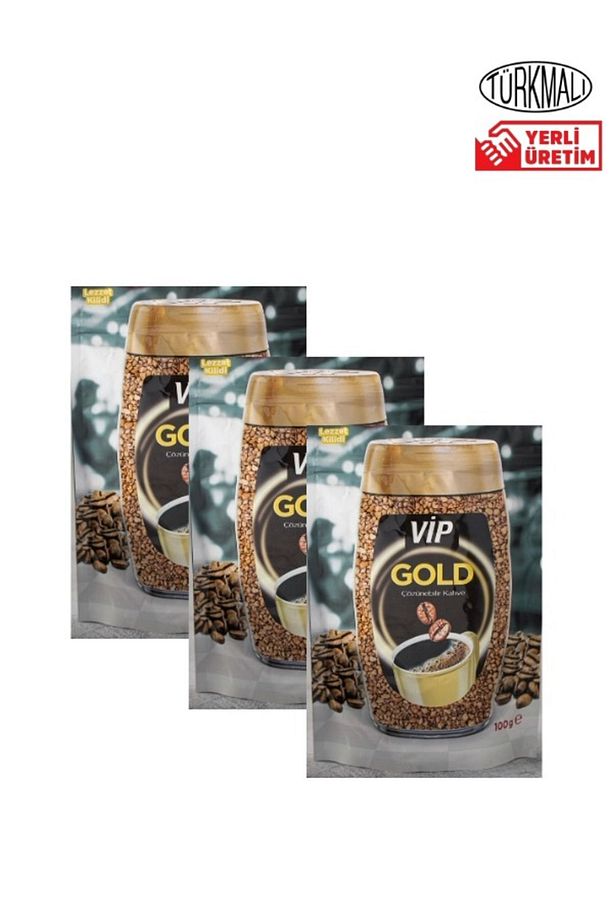 VİP KAHVE GOLD 100 GR X3 ADET - 1