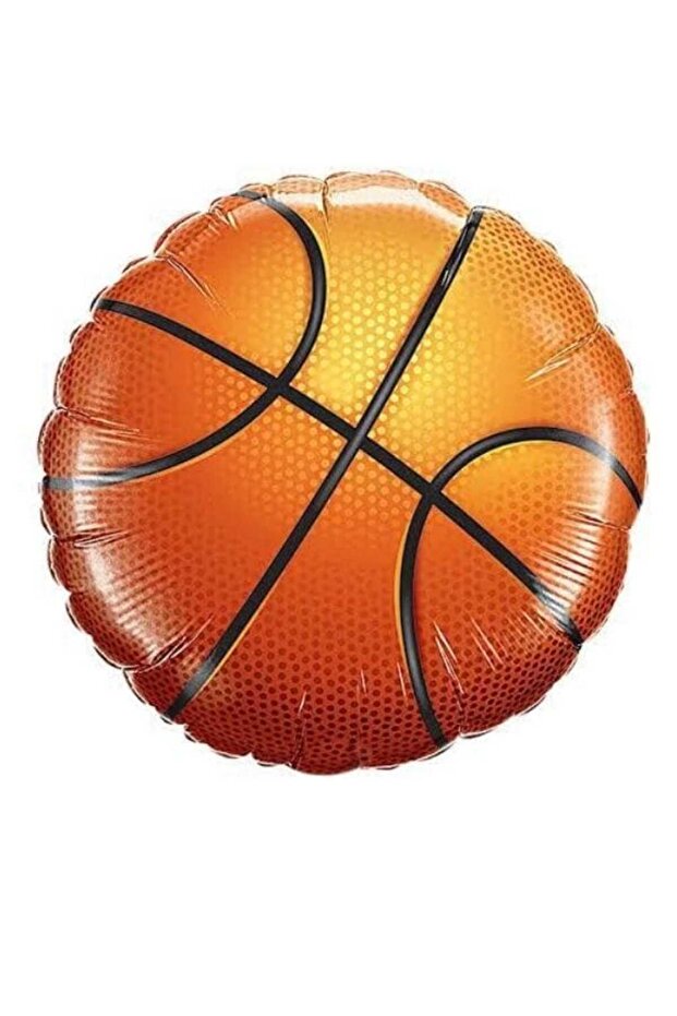 Basketball Ball Foil Balloon, 18'' Helium Compatible